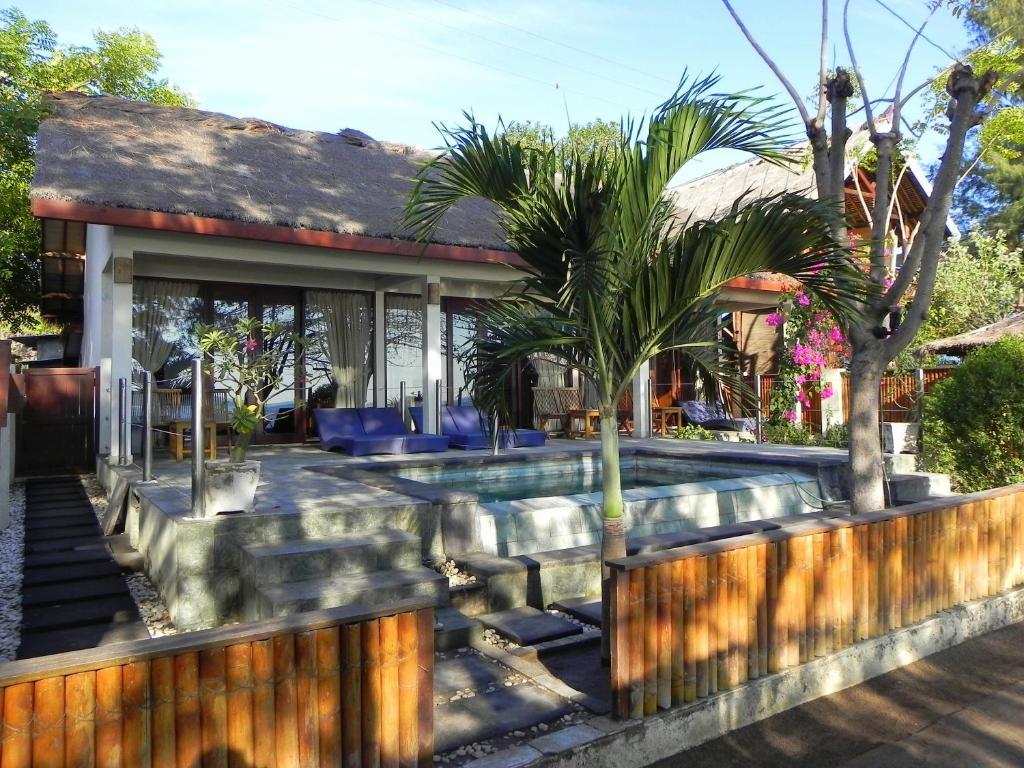 Kelapa Kecil Hotell Gili Trawangan Exteriör bild