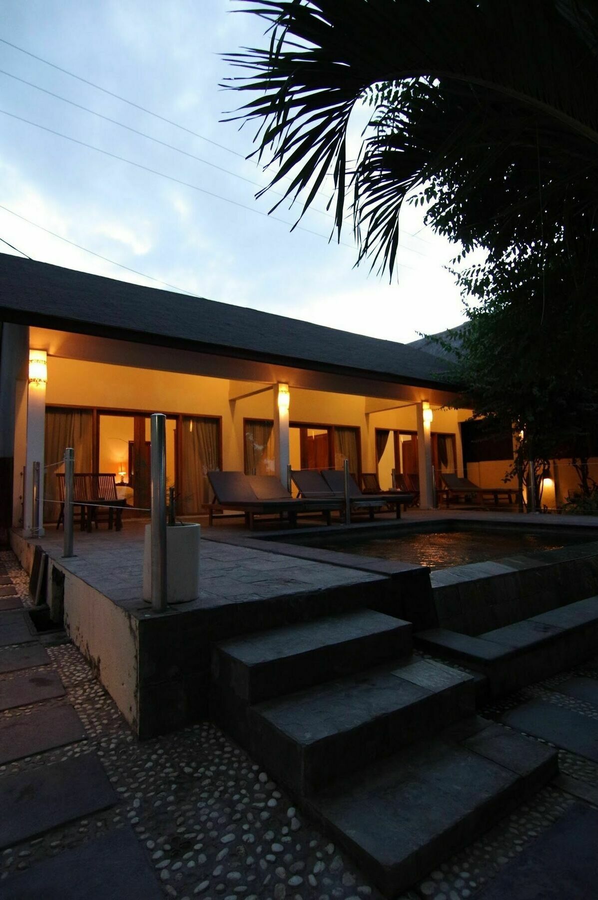 Kelapa Kecil Hotell Gili Trawangan Exteriör bild